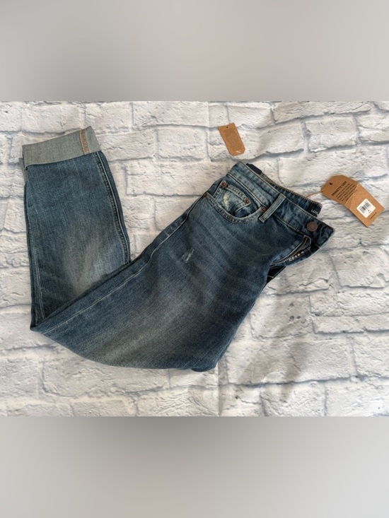 Lucky Brand Denim - Lucky Brand Womens High Rise Bridgette Cropped Jeans Blue Cuff 8/29 NEW 1928